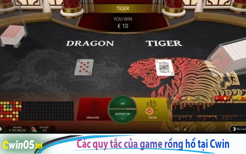 Luật và các quy tắc của game rồng hổ Cwin