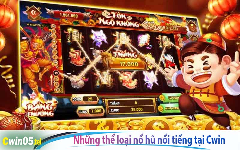 Những thể loại game nổ hũ nổi tiếng tại Cwin06